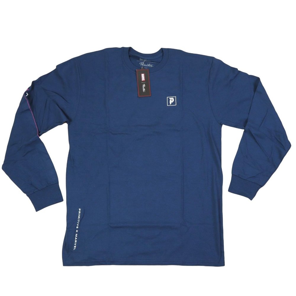 Primitive X Marvel t-shirt navy color long sleeve / Venom graphic tee